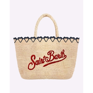 Product MC2 RAFFIA BEACH MID-BEACH BAG IN RAFFIA-HEART BORDER 1041 EMB (Διαστάσεις: 36 x 23εκ.) base image