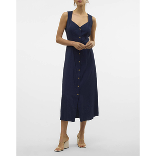 Product AWARE BY VERO MODA VMROSIE SL V-NECK 7/8 DRESS VMA base image