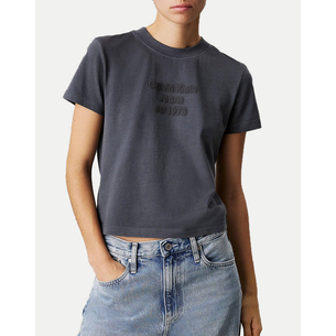 Product CALVIN KLEIN JEANS WASHED PUFF PRINT BABY TEE base image
