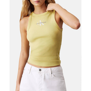 Product CALVIN KLEIN JEANS  MONOLOGO RIB TANK TOP base image