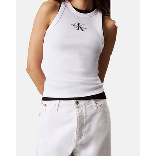 Product CALVIN KLEIN JEANS  MONOLOGO RIB TANK TOP base image