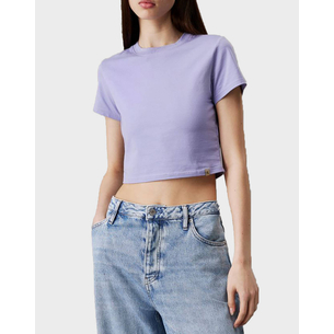 Product CALVIN KLEIN JEANS CLEAN CROPPED SHORT SLEEVE TEE base image