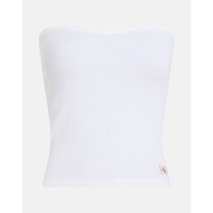 Product CALVIN KLEIN JEANS WOVEN LABEL RIB SLEEVELESS TOP base image