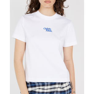 Product CALVIN KLEIN JEANS SS FLOCKED LOGO CN TEE base image