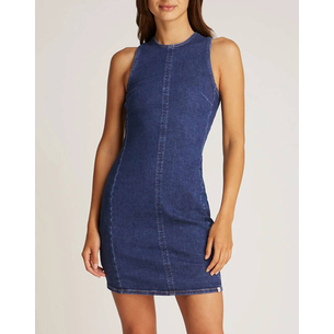 Product CALVIN KLEIN JEANS MINI COLUMN DENIM DRESS base image