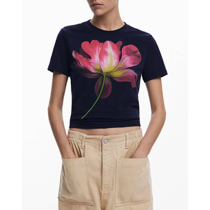 Product DESIGUAL D2 TS_PLATA WOMEN'S T-SHIRT base image