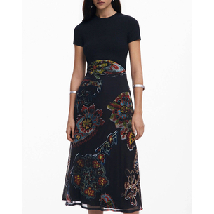 Product DESIGUAL D2 VEST_PAISLEY MESH_LACROIX DRESS WOMEN base image