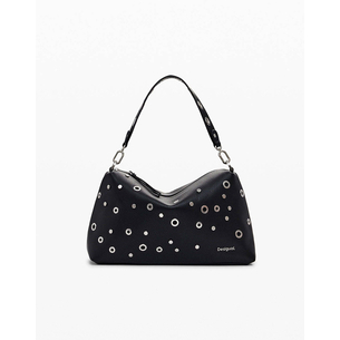 Product DESIGUAL D2 BAG_REBEL BERGAMO BLACK WOMEN'S BAG (Dimensions: 30 x 17 x 11cm.) base image