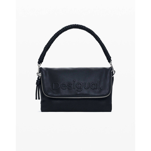 Product DESIGUAL D2 BAG_HALF VENECIA 3.0 BLAC WOMEN'S BAG (Dimensions: 26 x 18 x 12cm.) base image