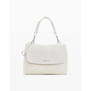 Product DESIGUAL D3 BAG_DEJAVU POSADAS ECRU WOMEN'S BAG (Dimensions: 32 x 23 x 12cm.) base image