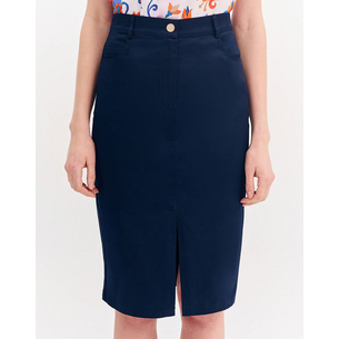 Product FOREL Cotton pencil skirt base image