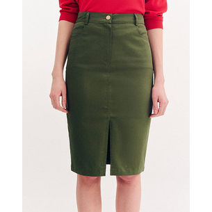 Product FOREL Cotton pencil skirt base image