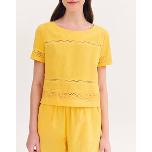 Product FOREL shirt with perforated pattern base image