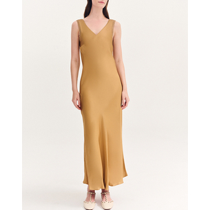 Product FOREL Φόρεμα μακρύ satin με ριπ base image