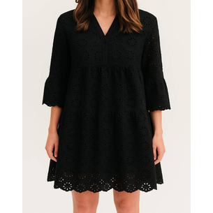 Product FOREL Short dress with cut embroidery base image