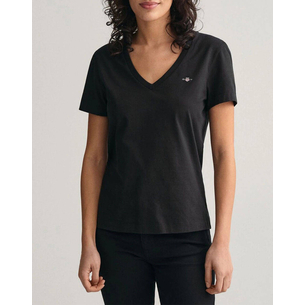 Product GANT ΜΠΛΟΥΖΑ ΚΜ  REG SHIELD SS V-NECK T-SHIRT base image