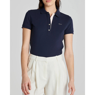 Product GANT ΜΠΛΟΥΖΑ ΚΜ CONTRAST COLLAR SS PIQUE POLO base image