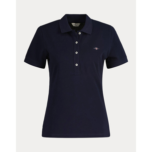 Product GANT ΜΠΛΟΥΖΑ ΚΜ SLIM SHEILD CAP SLEEVE PIQUE POLO base image
