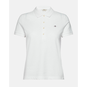 Product GANT ΜΠΛΟΥΖΑ ΚΜ SLIM SHEILD CAP SLEEVE PIQUE POLO base image