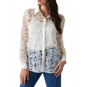 Product GUESS MARCIANO LIU EMBROIDERY LONG - EMBROIDERY POLY ORGANDY ΠΟΥΚΑΜΙΣΟ ΓΥΝΑΙΚΕΙΟ base image