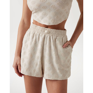 Product GUESS PEONY JACQUARD SHORT - RECY POLY-COTTON JACQ SPONGE SHORTS WOMEN base image