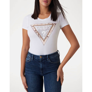 Product GUESS SS CN CHEETA LOGO TRIANGLE TEE ΜΠΛΟΥΖΑ ΓΥΝΑΙΚΕΙΟ base image