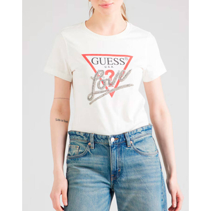 Product GUESS SS CN TRIANGLE LOVE TEE ΜΠΛΟΥΖΑ ΓΥΝΑΙΚΕΙΟ base image