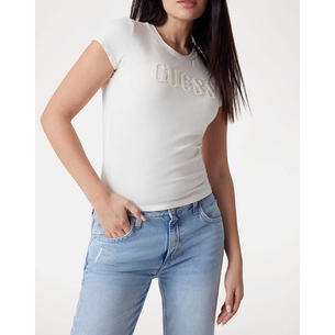Product GUESS SS PONY HAIR LOGO R5 TEE ΜΠΛΟΥΖΑ ΓΥΝΑΙΚΕΙΟ base image