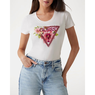 Product GUESS SS CN TRIANGLE BEADS TEE ΜΠΛΟΥΖΑ ΓΥΝΑΙΚΕΙΟ base image