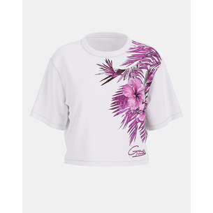 Product GUESS CN SS LOGO PALM PRINT TEE ΜΠΛΟΥΖΑ ΓΥΝΑΙΚΕΙΟ base image