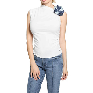 Product GUESS ARIANE 3D EMBROIDERY SL TOP ΠΛΕΚΤΟ ΓΥΝΑΙΚΕΙΟ base image