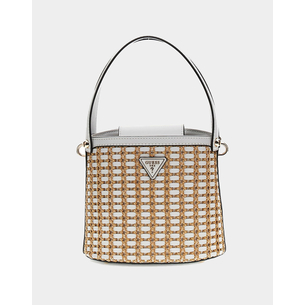 Product GUESS ATALIA CROSSBODY BUC - BANANA WOMEN'S BAG (Dimensions: 20 x 18 x 15cm.) base image