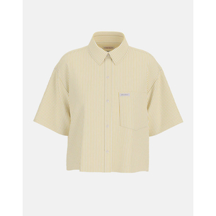 Product GUESS JEANS GJ SS CAMP COLLAR BO - ORGANIC YD LIGHT COTTON POPLIN ΠΟΥΚΑΜΙΣΟ ΓΥΝΑΙΚΕΙΟ base image