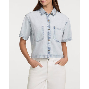 Product GUESS JEANS GJ BOXY SS SHIRT ΠΟΥΚΑΜΙΣΟ ΓΥΝΑΙΚΕΙΟ base image