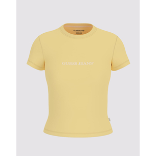 Product GUESS JEANS GJ SS CN SLIM LOGO PRINT TEE WOMEN'S T-SHIRT base image