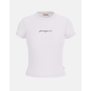 Product GUESS JEANS GJ SL CN EMBRO SLIM RIB TEE ΜΠΛΟΥΖΑ ΓΥΝΑΙΚΕΙΟ base image
