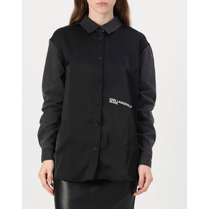 Product KARL LAGERFELD JEANS KLJ DM OVERSIZE SATIN LS SHIRT base image