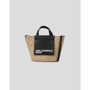 Product KARL LAGERFELD KLJ RAFFIA MINI TOTE (Dimensions: 22 x 22 x 13cm) base image