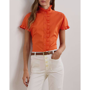 Product LAUREN RALPH LAUREN SILKY STRTCH COTTON-SHIRT base image