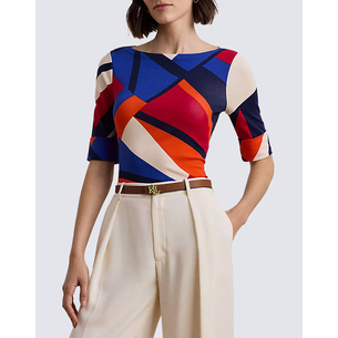 Product LAUREN RALPH LAUREN RFND STRTCH 1X1 RIB-MSL-TSH base image