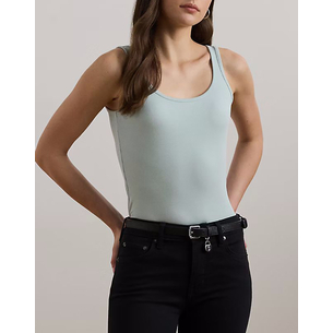 Product LAUREN RALPH LAUREN RFND STRTCH 2X2 RIB-TANK TOP base image