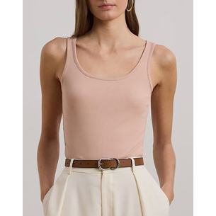 Product LAUREN RALPH LAUREN RFND STRTCH 2X2 RIB-TANK TOP base image