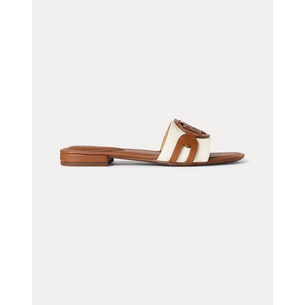 Product LAUREN RALPH LAUREN TWOTONECANVS/BRNCLF-ALEGRA-SN-SLI base image