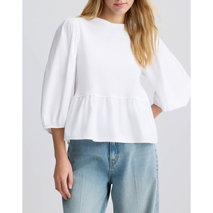 Product LIU JO WHITE_WA5J45__3.0 TUNICA JERSEY ΜΠΛΟΥΖΑ ΓΥΝΑΙΚΕΙΟ base image