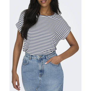 Product ONLY ONLMOSTER STRIPE S/S O-NECK TOP JRS NOOS base image