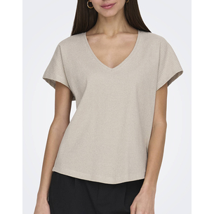 Product ONLY ONLASIA S/S V-NECK TOP CC JRS base image