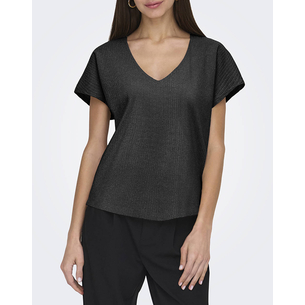 Product ONLY ONLASIA S/S V-NECK TOP CC JRS base image