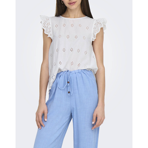 Product ONLY ONLLOU LIFE EMB S/S OPEN BACK TOP PTM base image