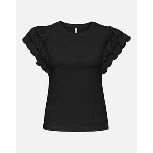 Product ONLY ONLMACY S/S O-NECK MIX TOP BOX JRS base image