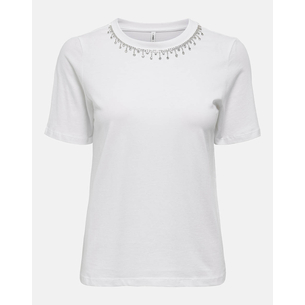 Product ONLY ONLCHERI LIFE S/S O-NECK CHAIN TOP JRS base image
